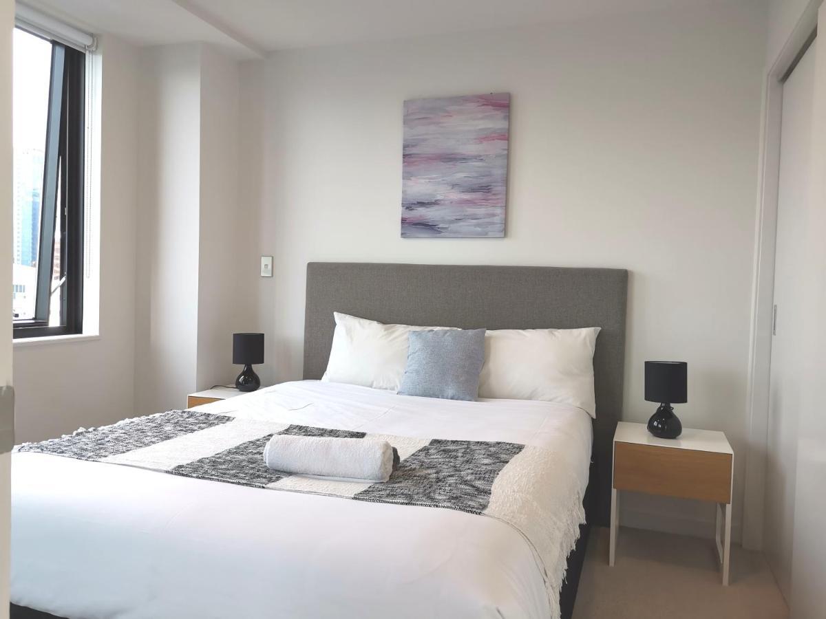 Modern 2 Bedroom Apartment 1 Minute To Skytower Auckland Bagian luar foto